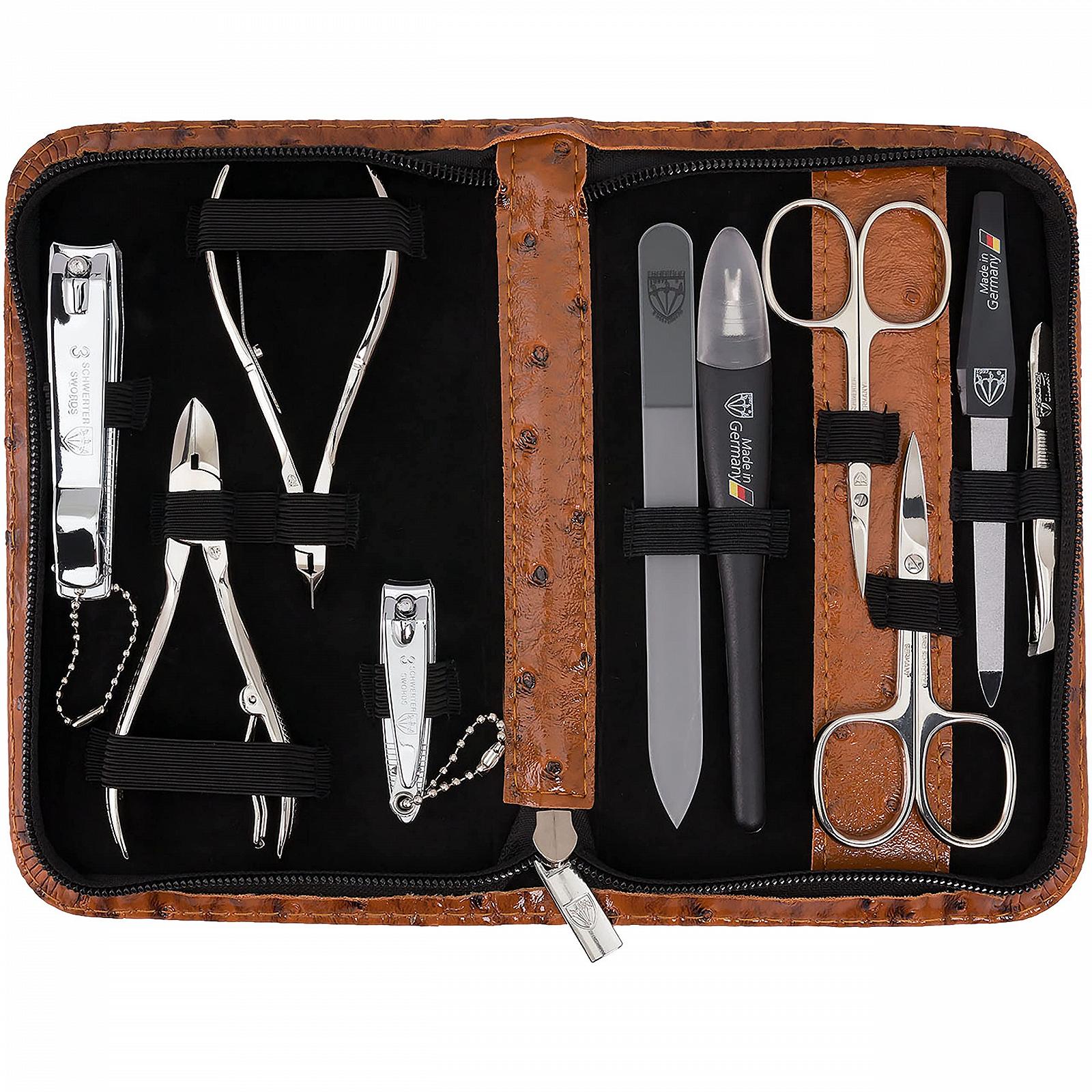 Набір для манікюру та педикюру Drei Schwerter Exclusive, 10 предметів, фото №1 Набір для манікюру та педикюру Drei Schwerter Exclusive, 10 предметів, фото №1