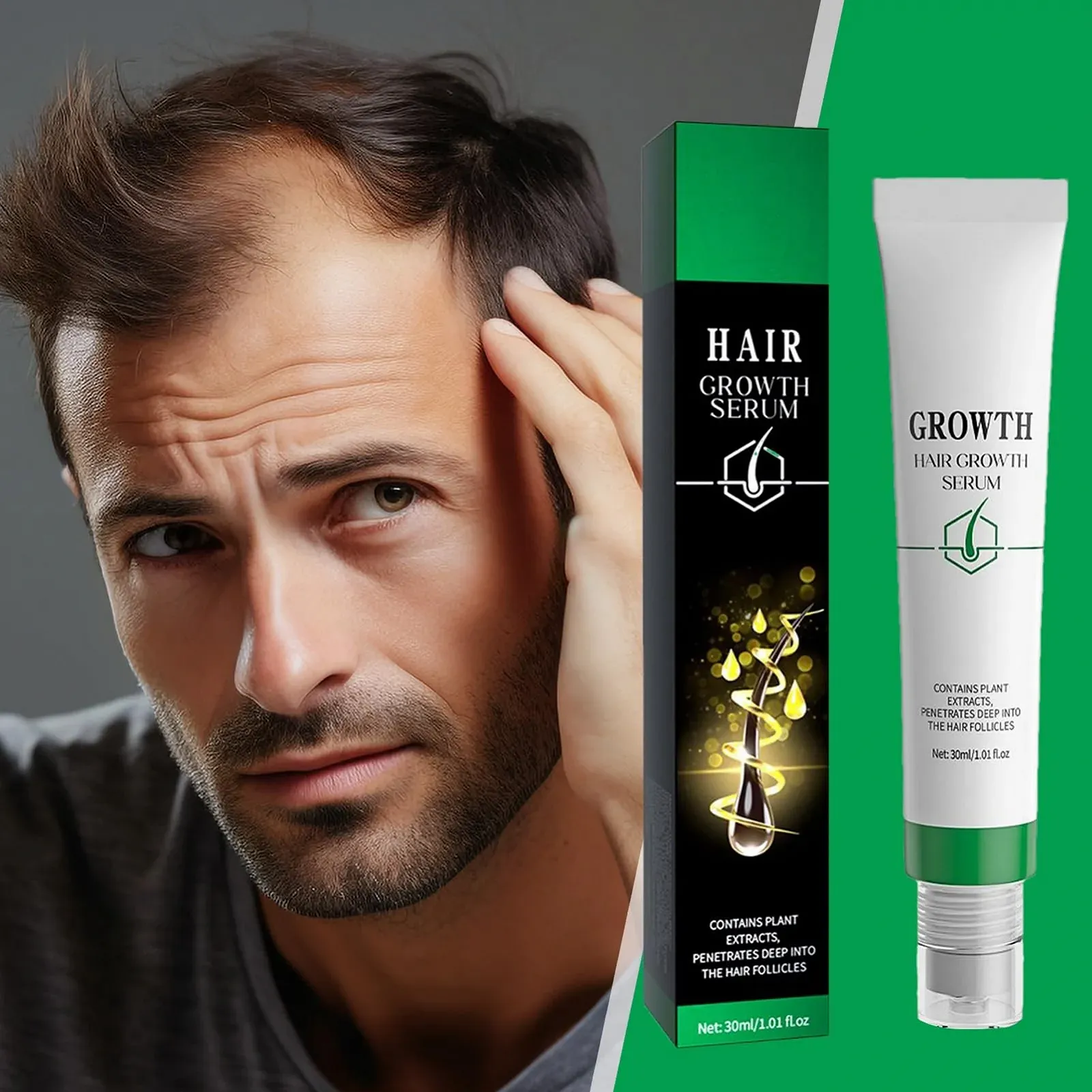 Олія для росту волосся, засоби для шкіри голови, живильні сироватки, фото №7