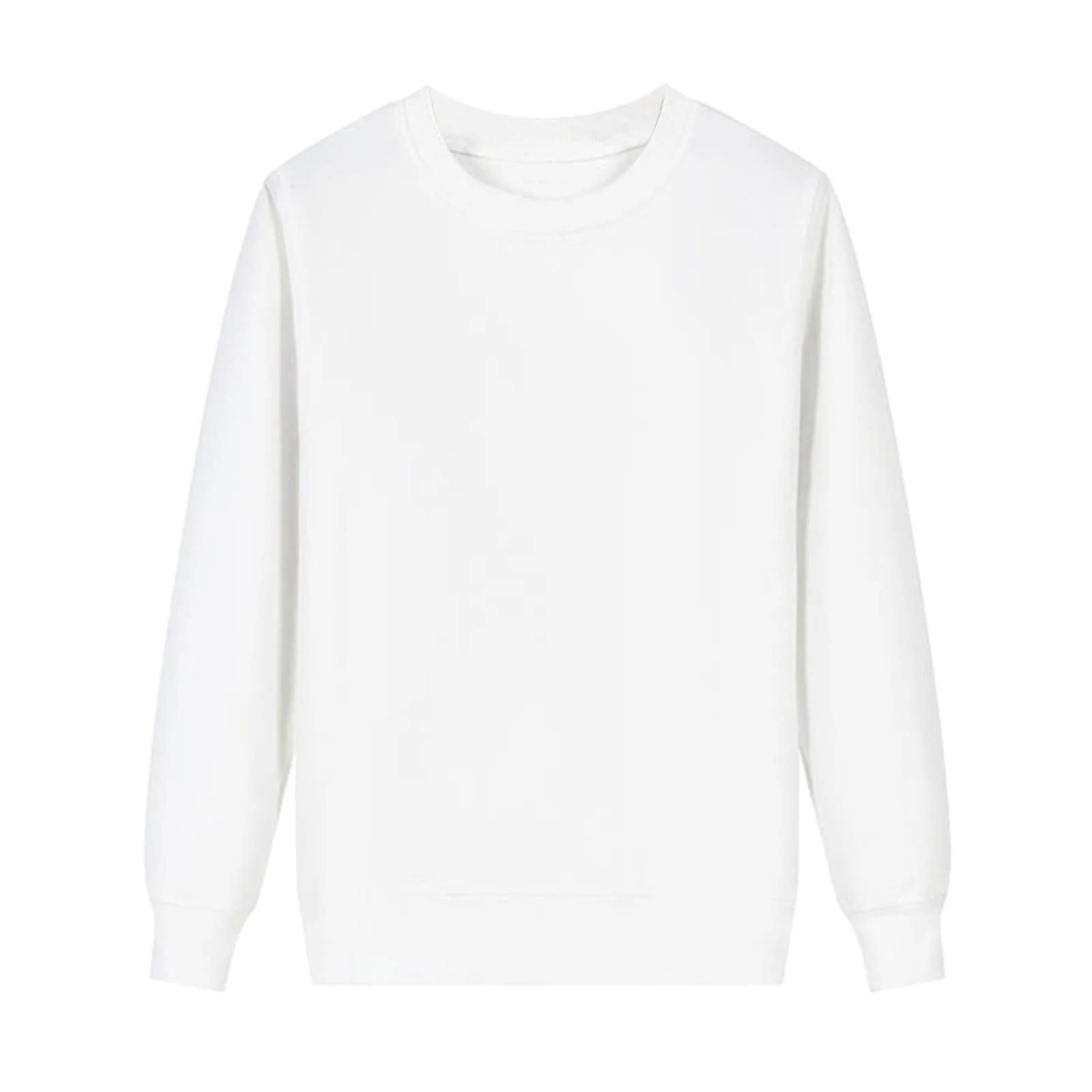 Y2K Толстовка с круглым вырезом для зимы, осени, милая, трендовая, однотонная, однотонная, свободного кроя, прохладный комфорт, большие свитшоты, опрятный, модный, 2025, винтажный, Workou, фото №2