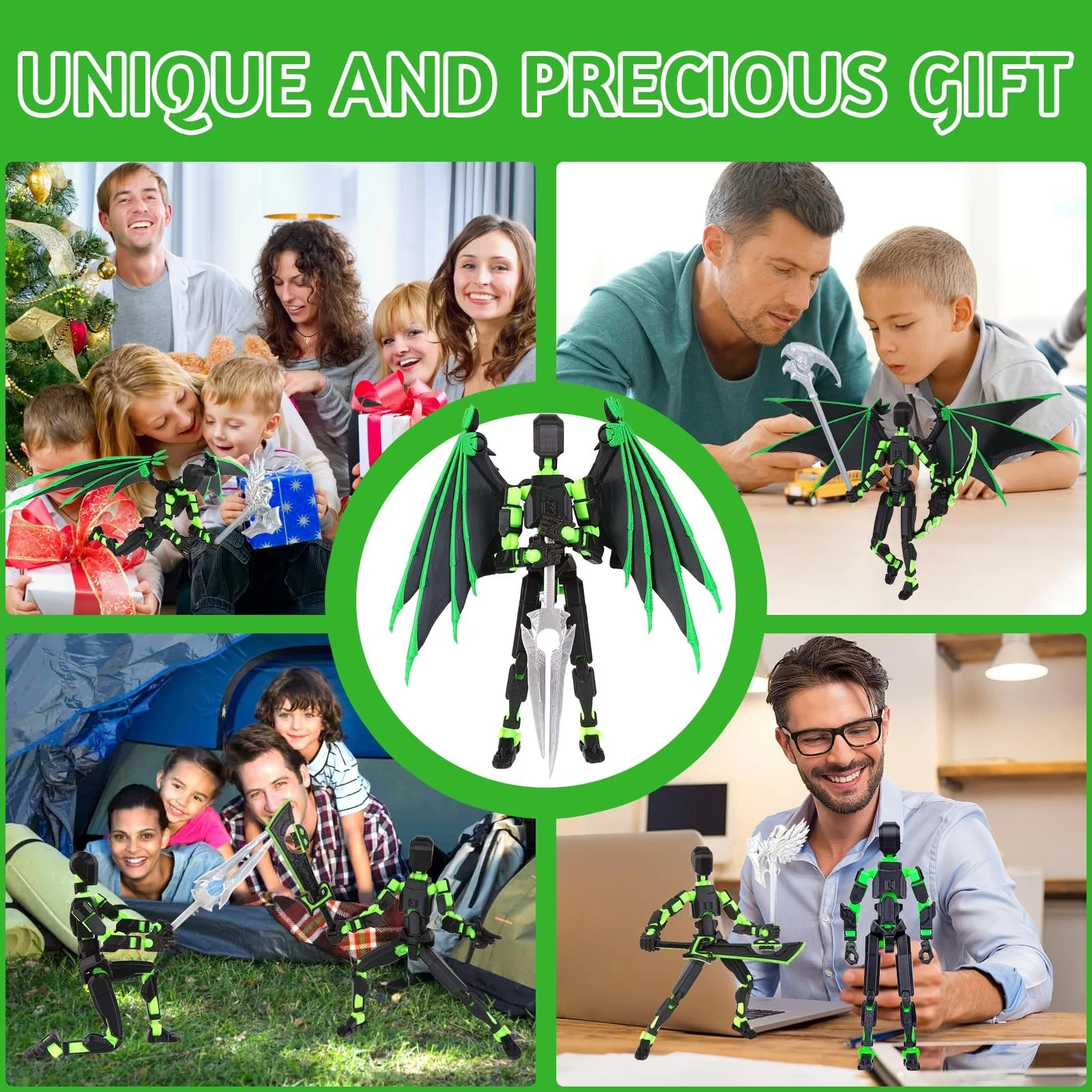 Экшен-фигурка Lucky 13 T13 3D-печать подвижная с 6 видами оружия и 6 парами рук, фото №7