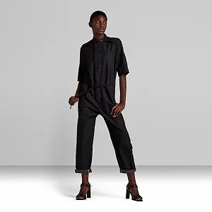 Жіночий джинсовий комбінезон G-Star Workwear Jumpsuit Pitch Black - S - Фото 1
