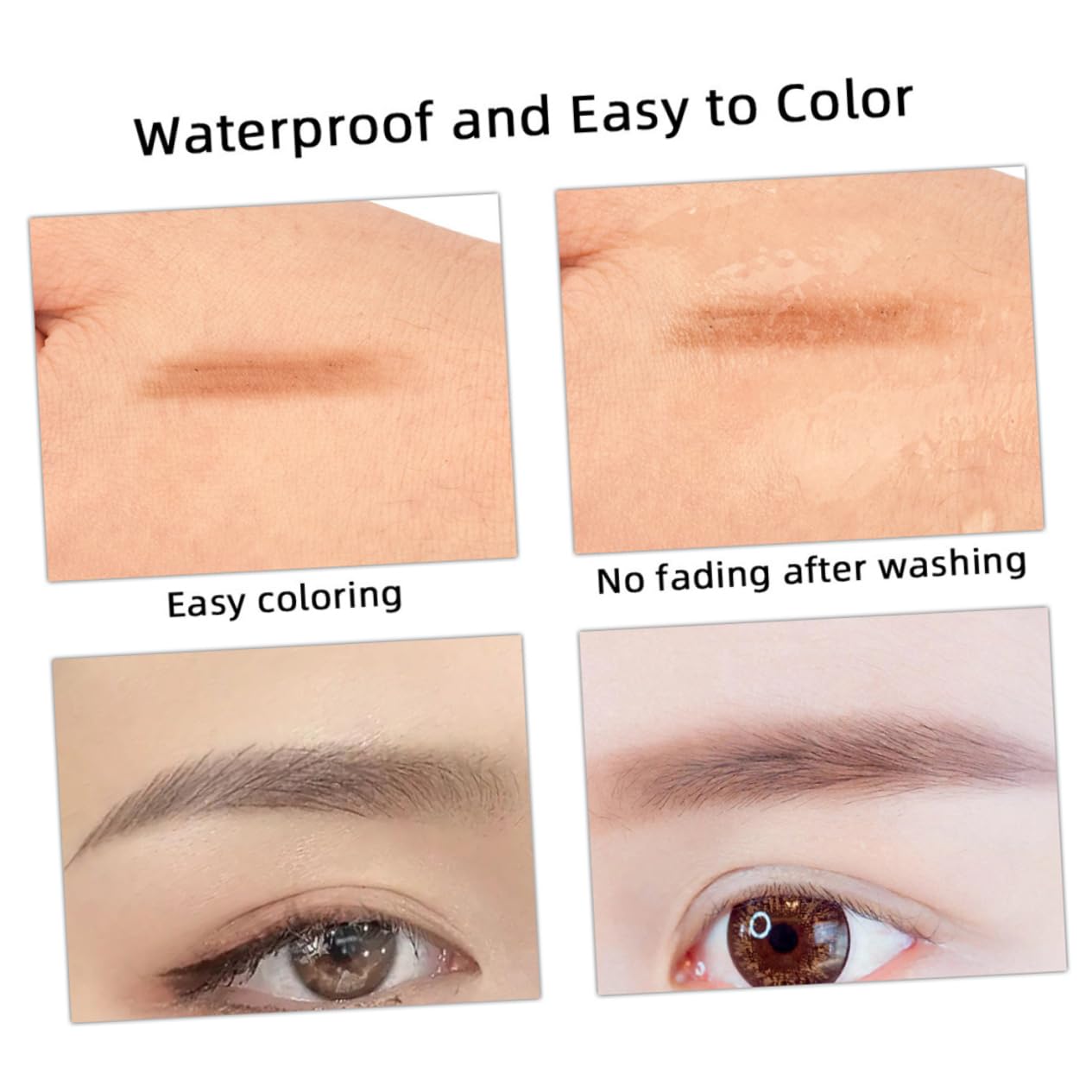 Набір FRCOLOR 1 олівець для брів гелевий лайнер для очей олівці для татуювання брів маркер для шкіри, фото №2