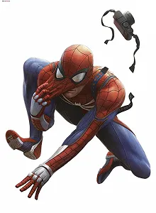 Наклейка настінна Komar Marvel Spider-Man Camera 50 x 70 см synthetic.ua - Фото 1