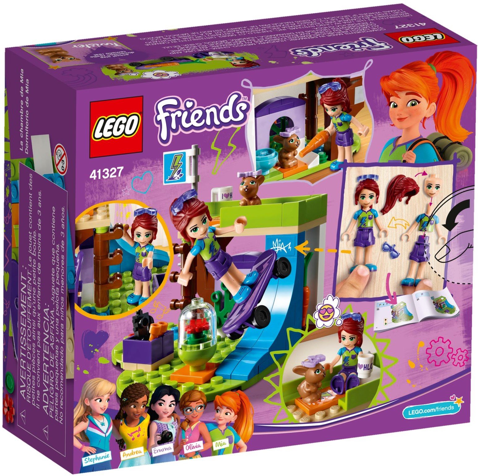 Конструктор LEGO Friends 41327 Комната Мии Одинарный, фото №1