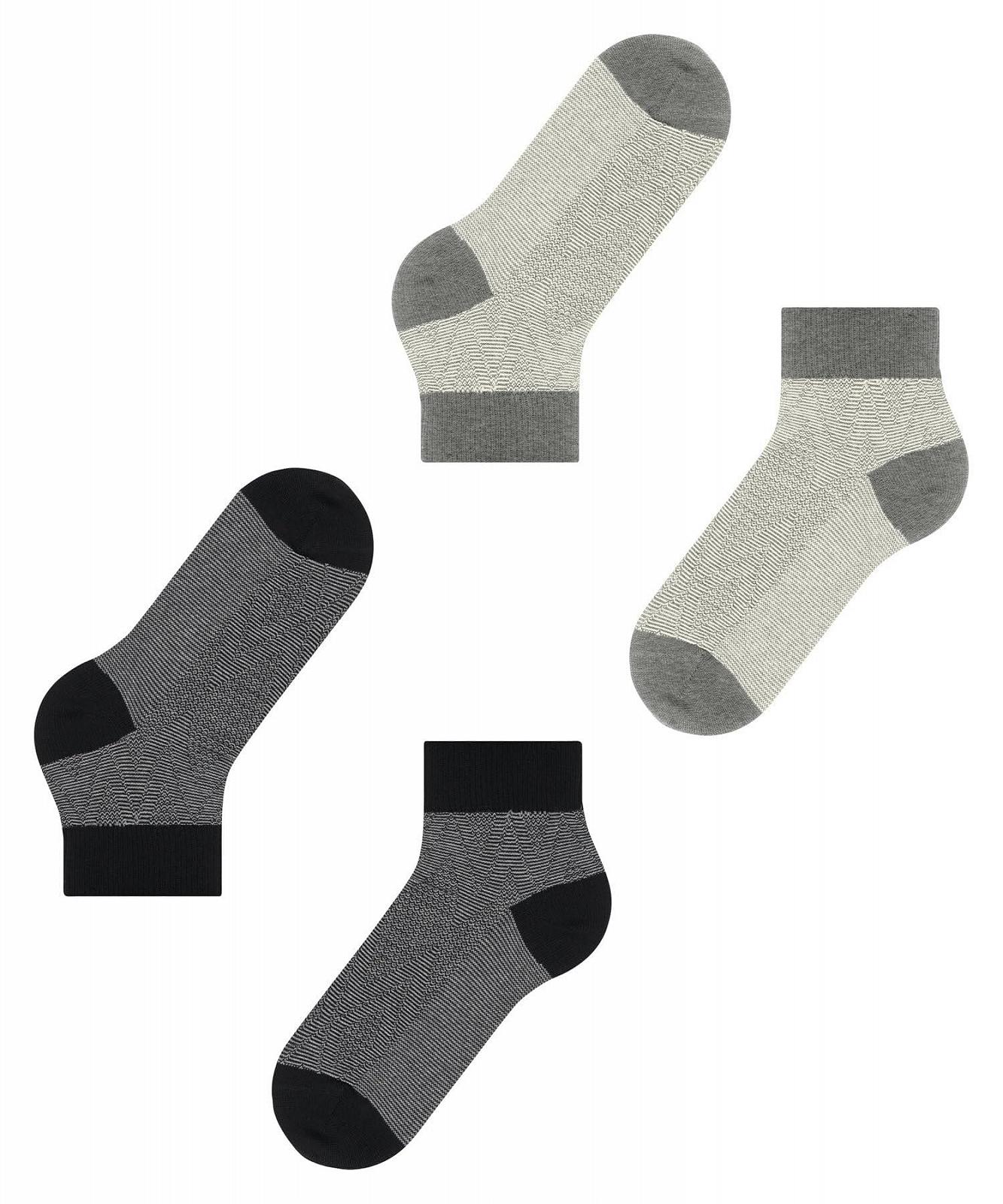 Носки ESPRIT Вязаные Короткие Дышащие Из органического хлопка Узорные 2 пары, фото №5