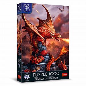 Купити Пазли Trefl Premium Plus Quality Fantasy Collection Fire Dragon 1000 елементів - Фото 1 Пазли Trefl Premium Plus Quality Fantasy Collection Fire Dragon 1000 елементів - Фото 1