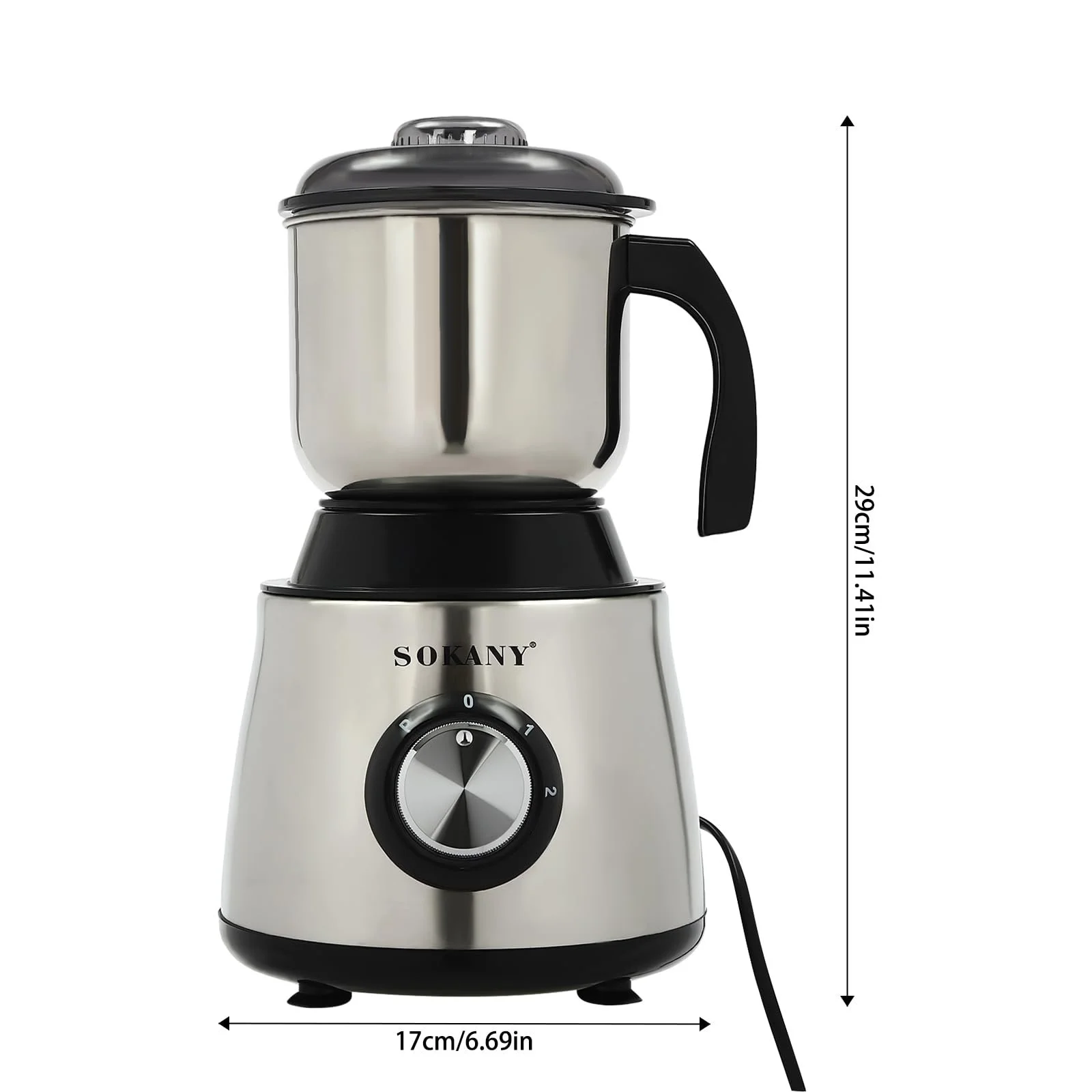 Кавомолка дискова, Млин для зерна, Електричний, фото №2 Кавомолка дискова, Млин для зерна, Електричний, фото №2