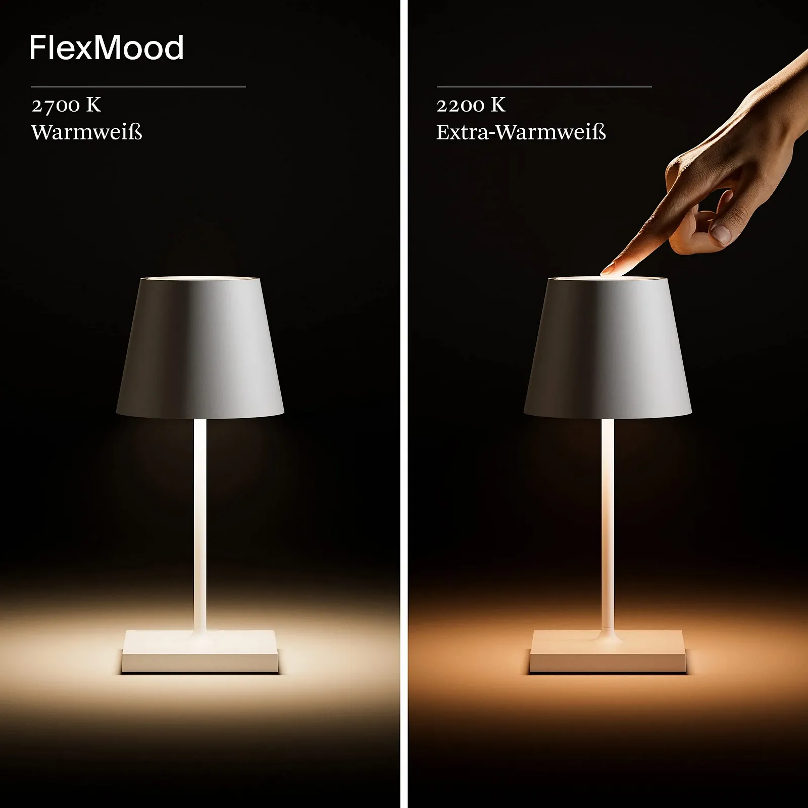 Настільна лампа SIGOR Nuindie Mini LED IP54 25 см сливово-синя, фото №4