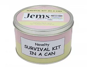 Набір для виживання в банці Geschenkdose, рожевий / кремовий - Фото 1