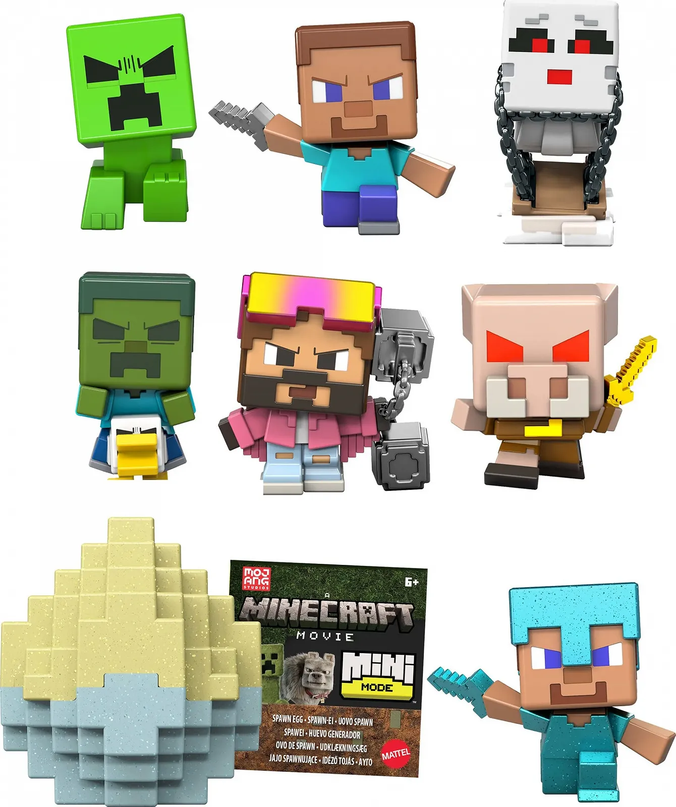 Мини-фигурка Minecraft Mini Mode Spawn Egg 1 шт., фото №1