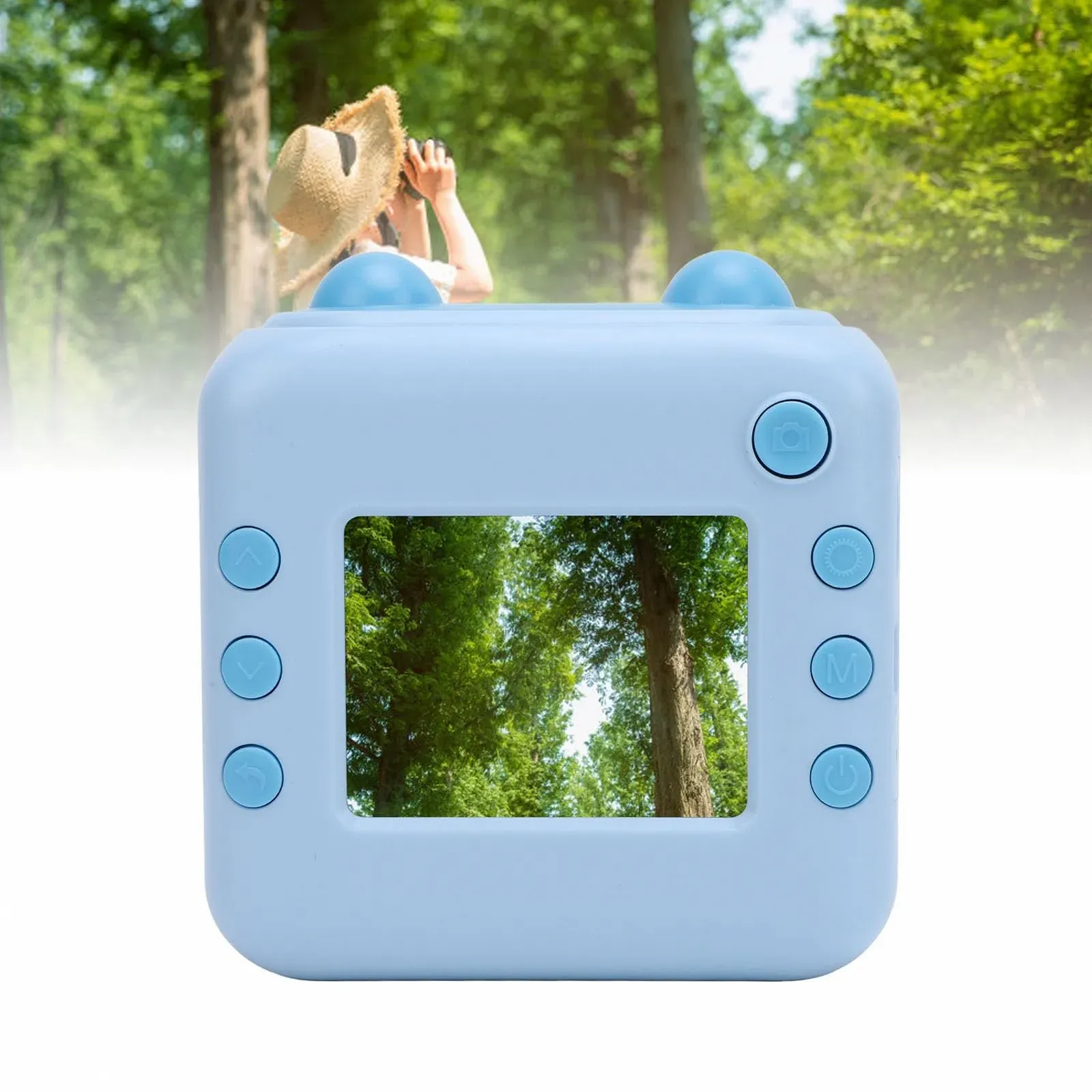 Цифровая камера мгновенной печати 50MP 1080P HD 2.4 дюйма 16x Zoom Blue, фото №3