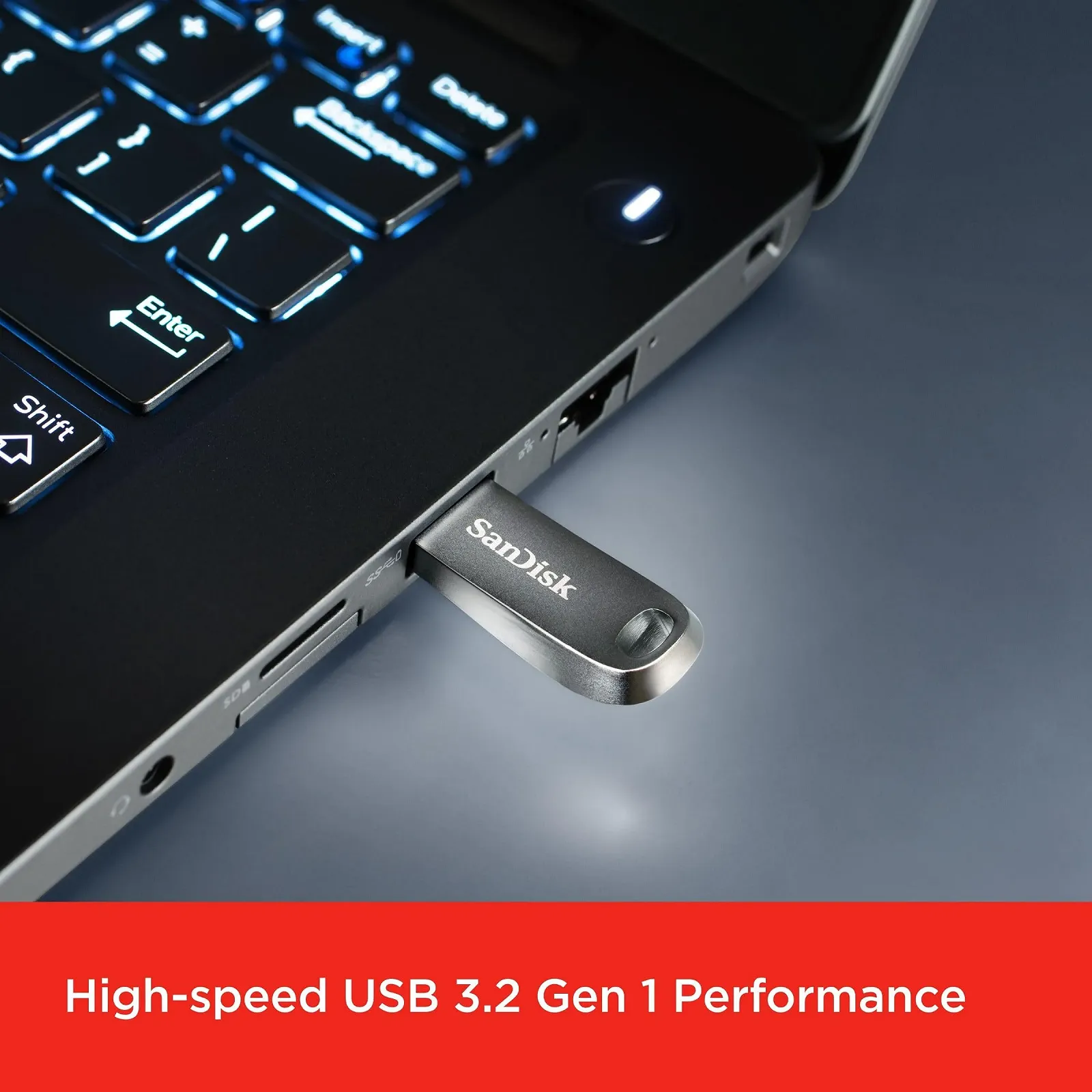 USB-флеш-накопичувач SanDisk Ultra Luxe USB 3.1 150 MB/s, фото №3 USB-флеш-накопичувач SanDisk Ultra Luxe USB 3.1 150 MB/s, фото №3