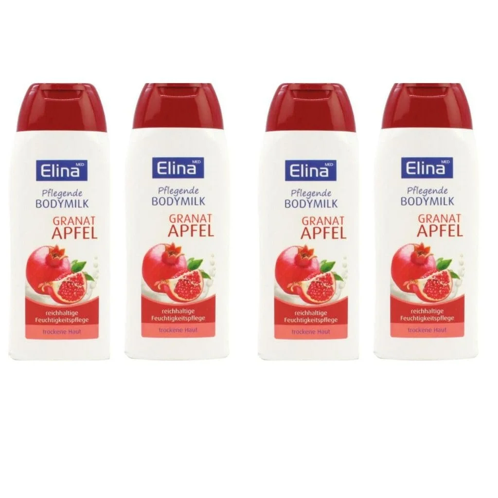 Молочко для тіла Гранат для сухої шкіри, 4x200 мл, фото №1 Молочко для тіла Гранат для сухої шкіри, 4x200 мл, фото №1