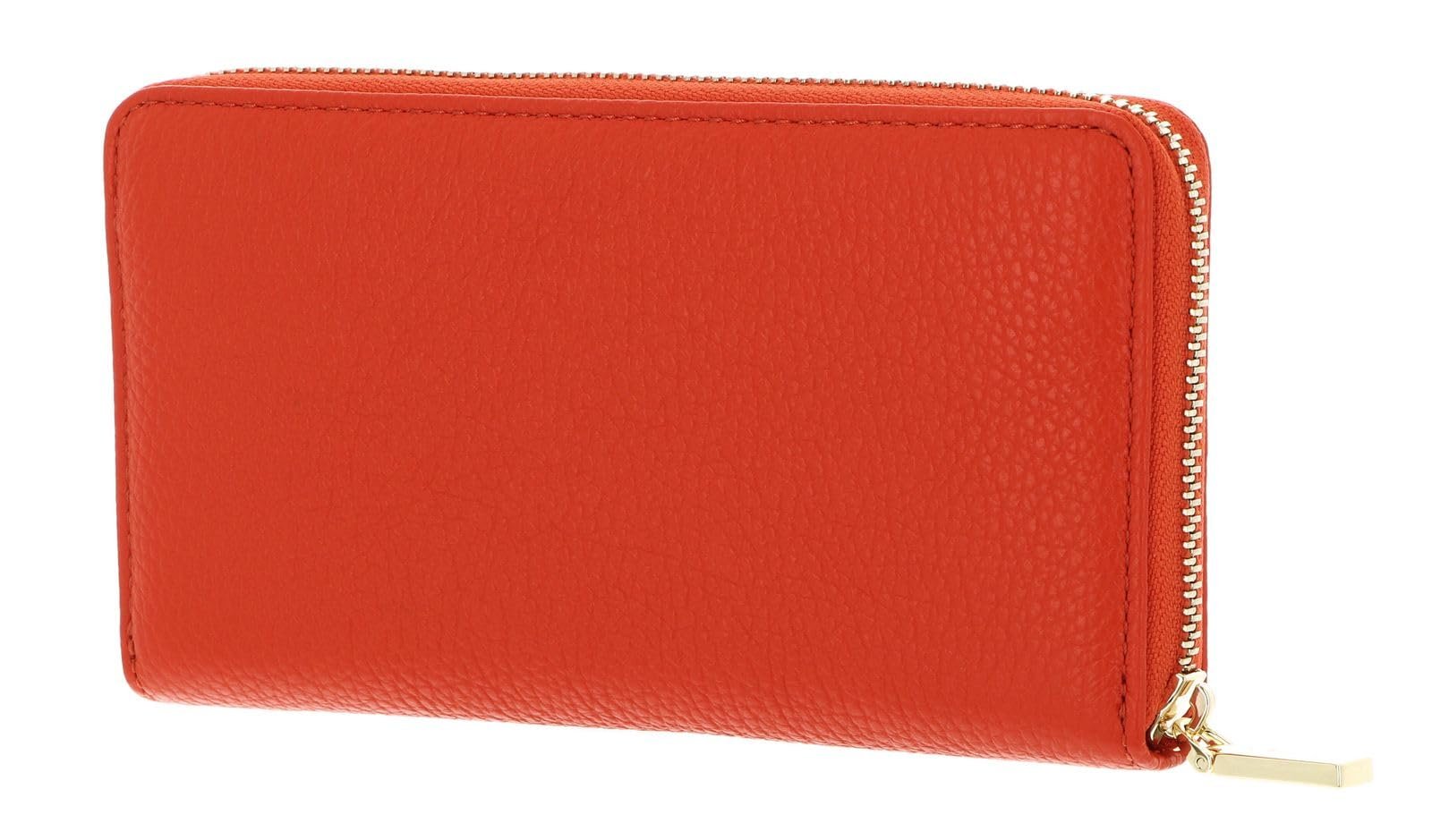 Кошелек Coccinelle Metallic Soft из кожи Grained Leather Gazpacho, gazpacho, фото №4