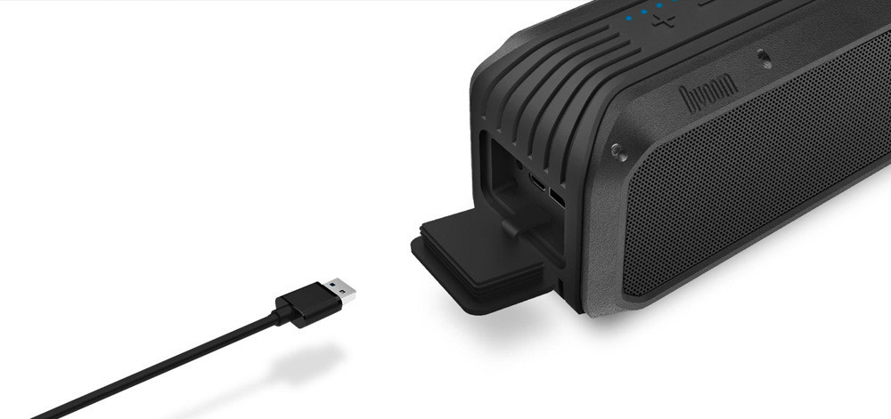 Портативная акустическая система Divoom VoomBox-Power black 2000984738065, фото №4