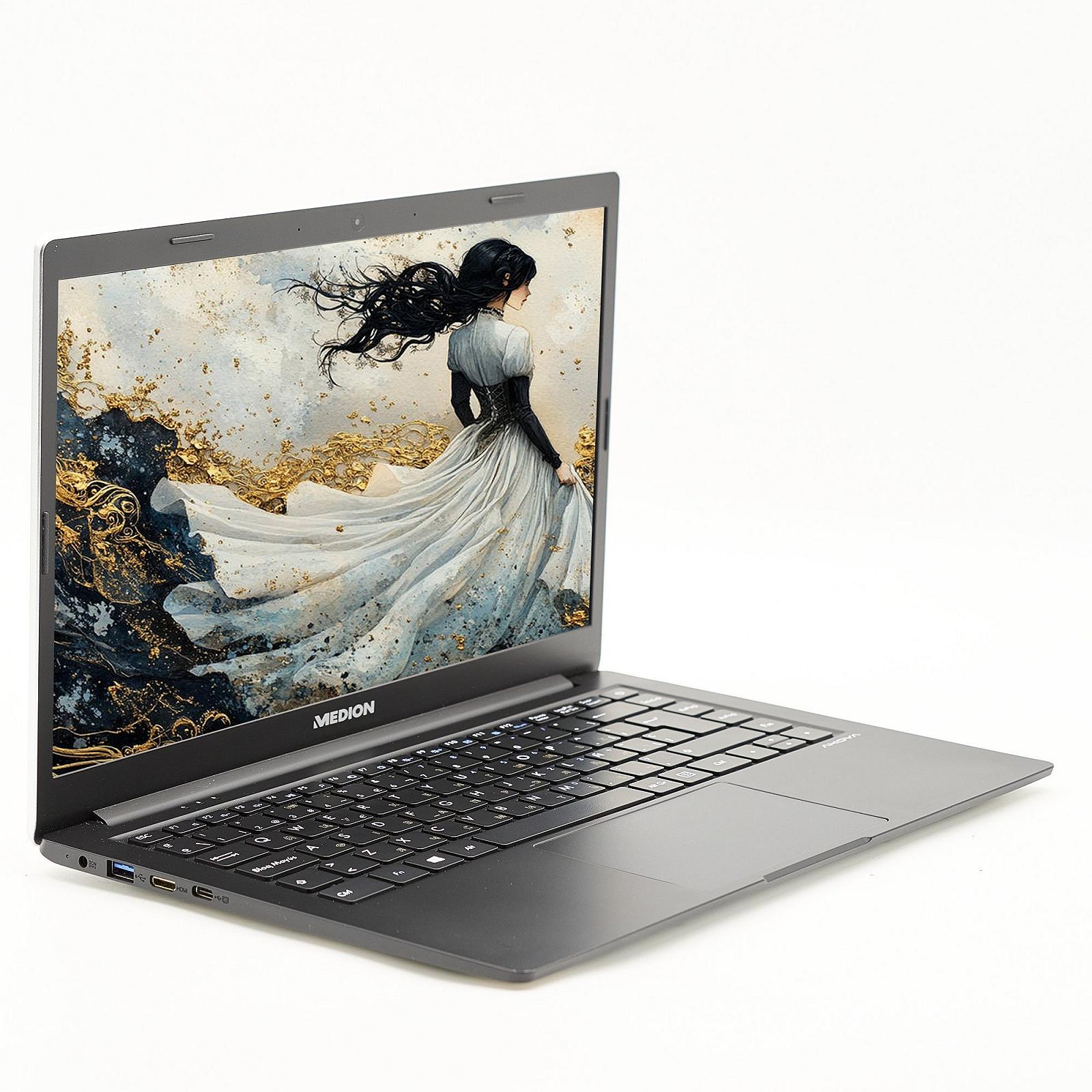 Ноутбук 14" Medion (Lenovo Group) Akoya E4251 Intel RAM 8 ГБ SSD 512 ГБ Intel Graphics IPS FullHD Метал Win10 (4485), фото №3
