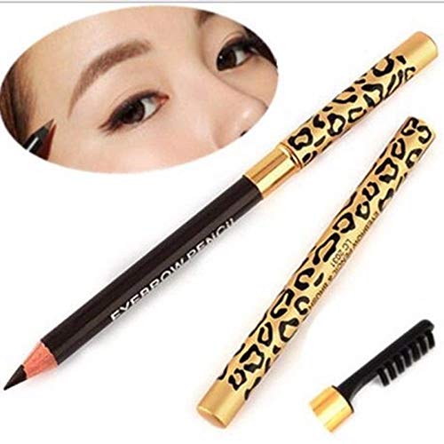 Олівець для брів Professional Defining Waterproof Smudge-free Pencil Brush Коричневий/Чорний, фото №6