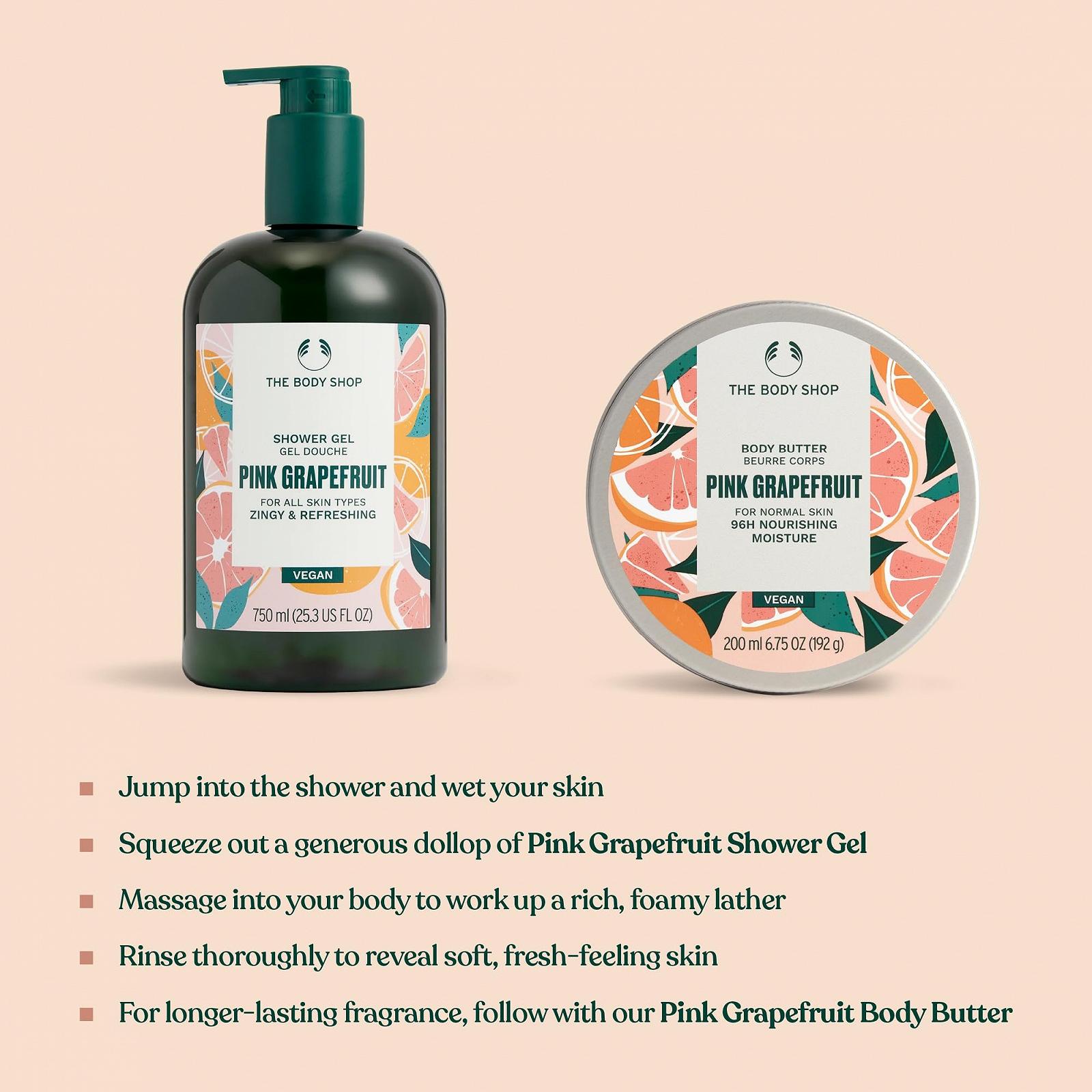 Гель для душу THE BODY SHOP Pink Grapefruit Uni 750 мл, фото №7