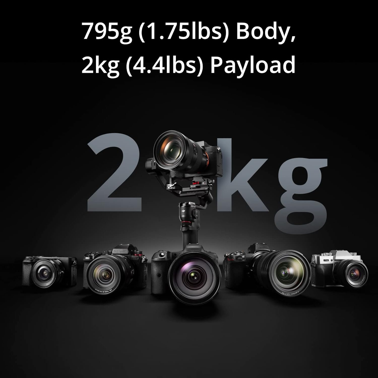 Стедікам  DJI RS3 Mini Чорний, фото №4