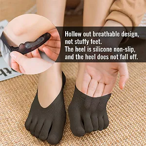 Шкарпетки з пальцями жіночі, 3 пари synthetic.ua - Фото 1