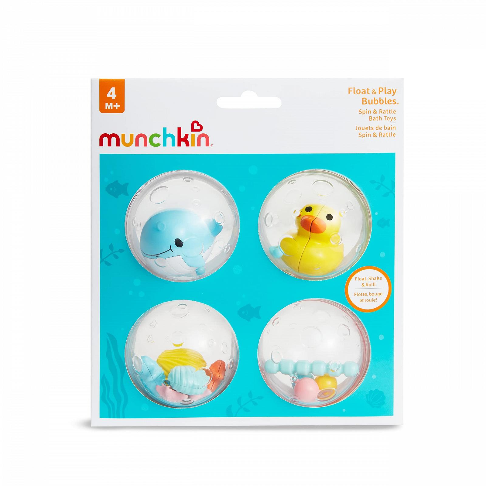 Іграшка для ванни Munchkin Float and Play Bubbles, набір 4 шт, різнокольоровий, фото №6