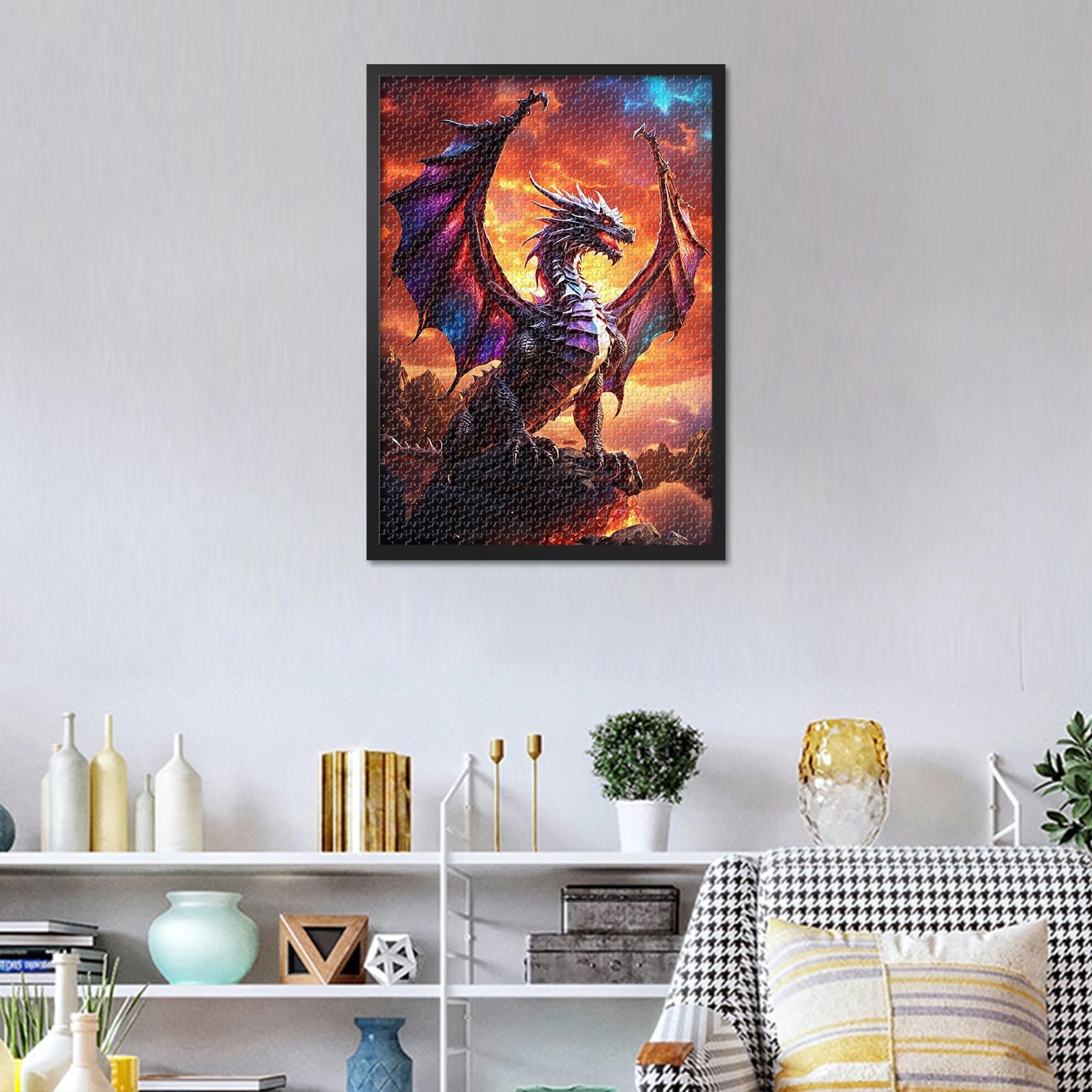 Пазл Majestic Dragon 1000 елементів 50 x 70 см, фото №3