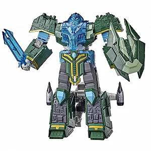Фигурка Transformers Bumblebee Cyberverse Adventures Ultimate Iaconus 22.5 см с броней Энергона - Фото 1