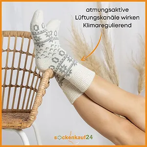 Вовняні зимові шкарпетки 2 пари synthetic.ua - Фото 1