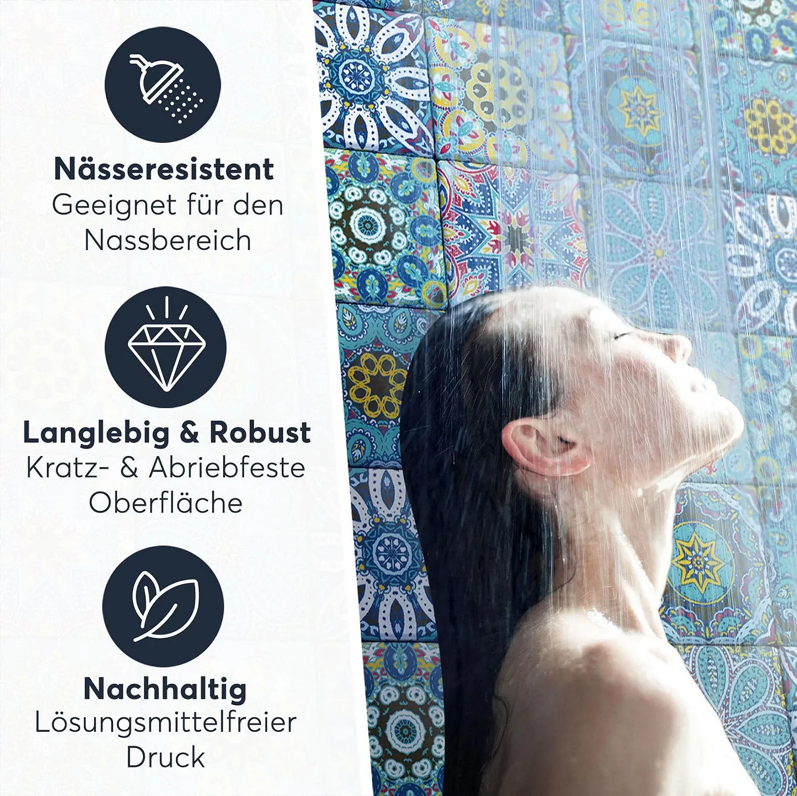 Наклейки на плитку CREATISTO Mosaic Tiles 10 x 10 см 27 шт., фото №5