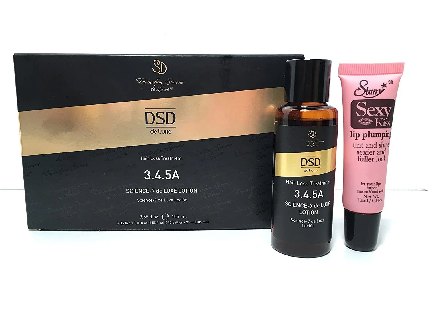 Лосьйон DSD de Luxe Science-7 Divination Simone De Luxe Treatment of Hair Loss 3.4.5A 3 флакони x 35 мл, фото №1