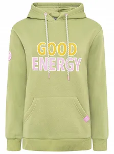 Худі Zwillingsherz Жіноча Толстовка з Капюшоном та Принтом Good Energy - Фото 1