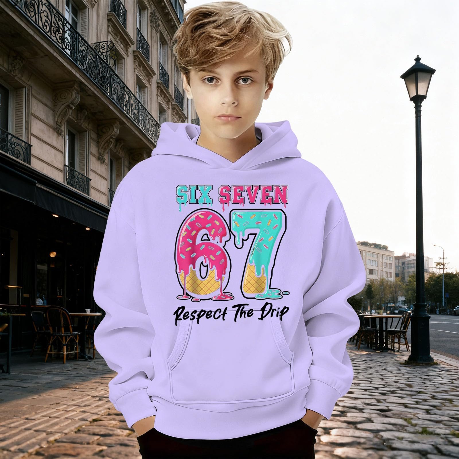 Худі Generisch, дитячий дихаючий зручний світшот з капюшоном для хлопчика, фото №4