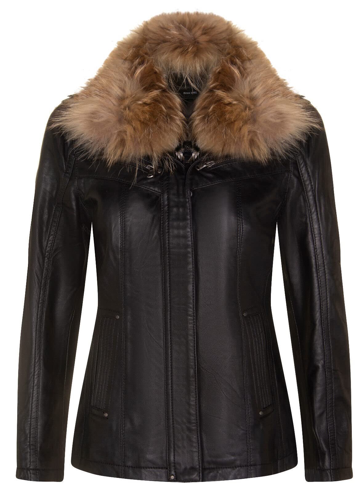 Кожаная куртка Infinity Leather Biker Parker Lamb Nappa, женская, фото №1