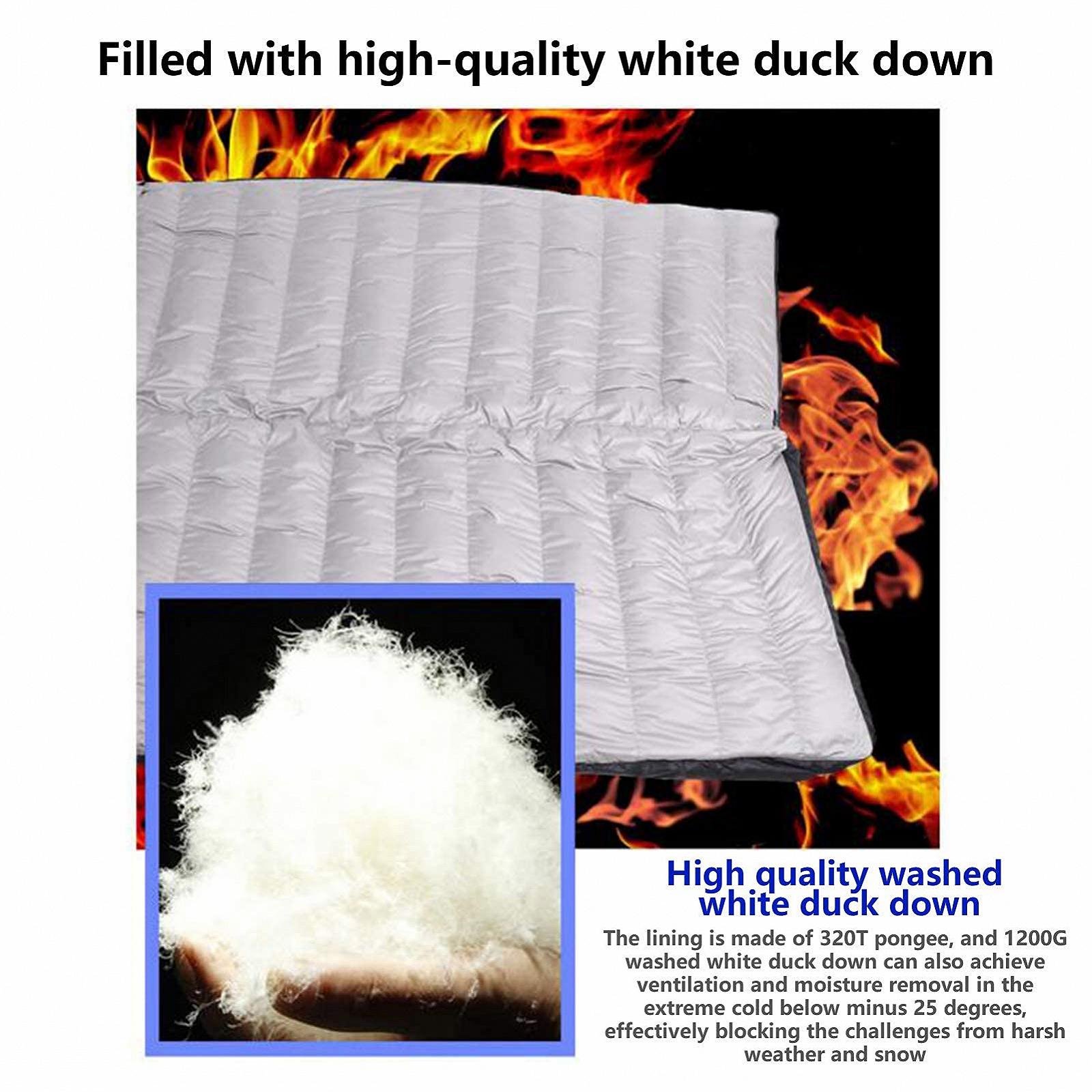 Спальный мешок MYVVKIA 1200g Lazy Наполнение белым утиным пухом, фото №7 Спальный мешок MYVVKIA 1200g Lazy Наполнение белым утиным пухом, фото №7