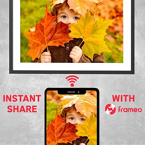Цифровая фоторамка AGFA Photo Realiview 17 Inch 32GB WiFi Black synthetic.ua - Фото 1
