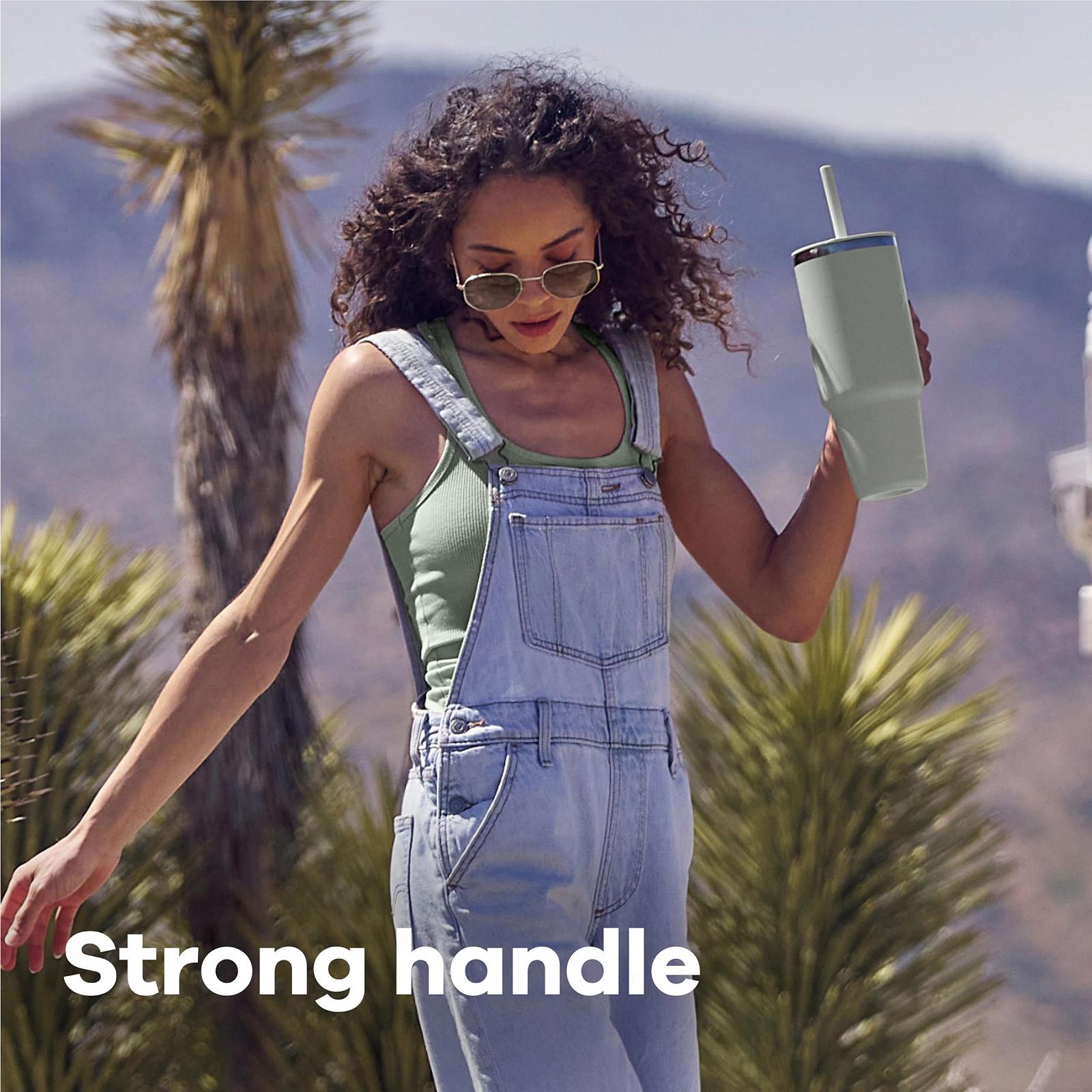 Термокухоль Hydro Flask Travel Tumbler 32 oz з кришкою та трубочкою White, фото №5 Термокухоль Hydro Flask Travel Tumbler 32 oz з кришкою та трубочкою White, фото №5