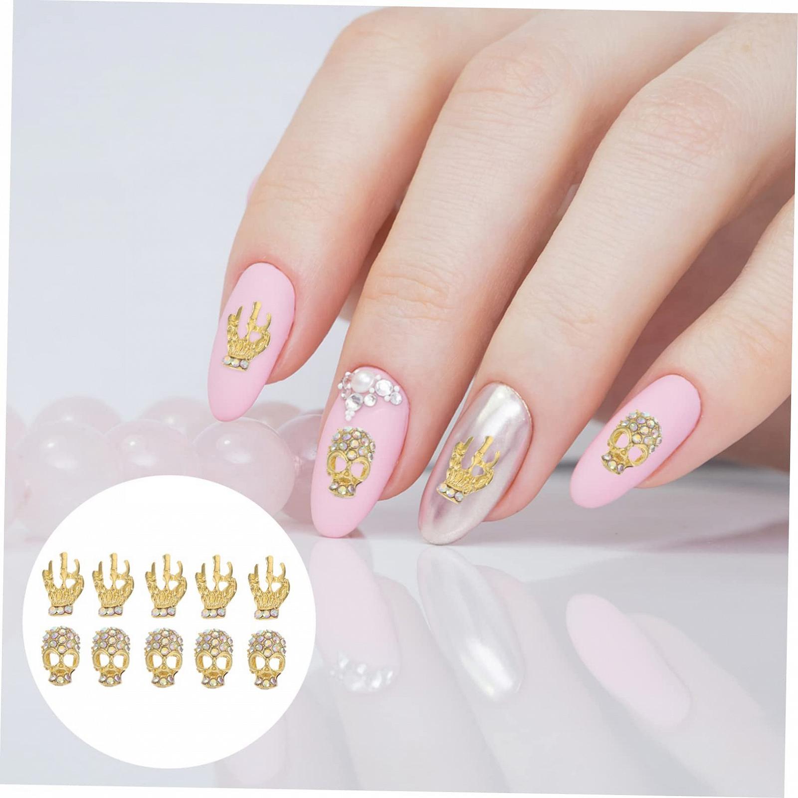 Украшения для ногтей Череп, 40 шт., фото №8 Украшения для ногтей Череп, 40 шт., фото №8