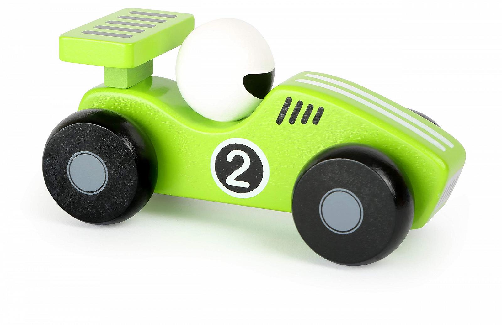 Игрушечная машина Small Foot 11130 Деревянная Speedster Многоцветная Зеленый, фото №1