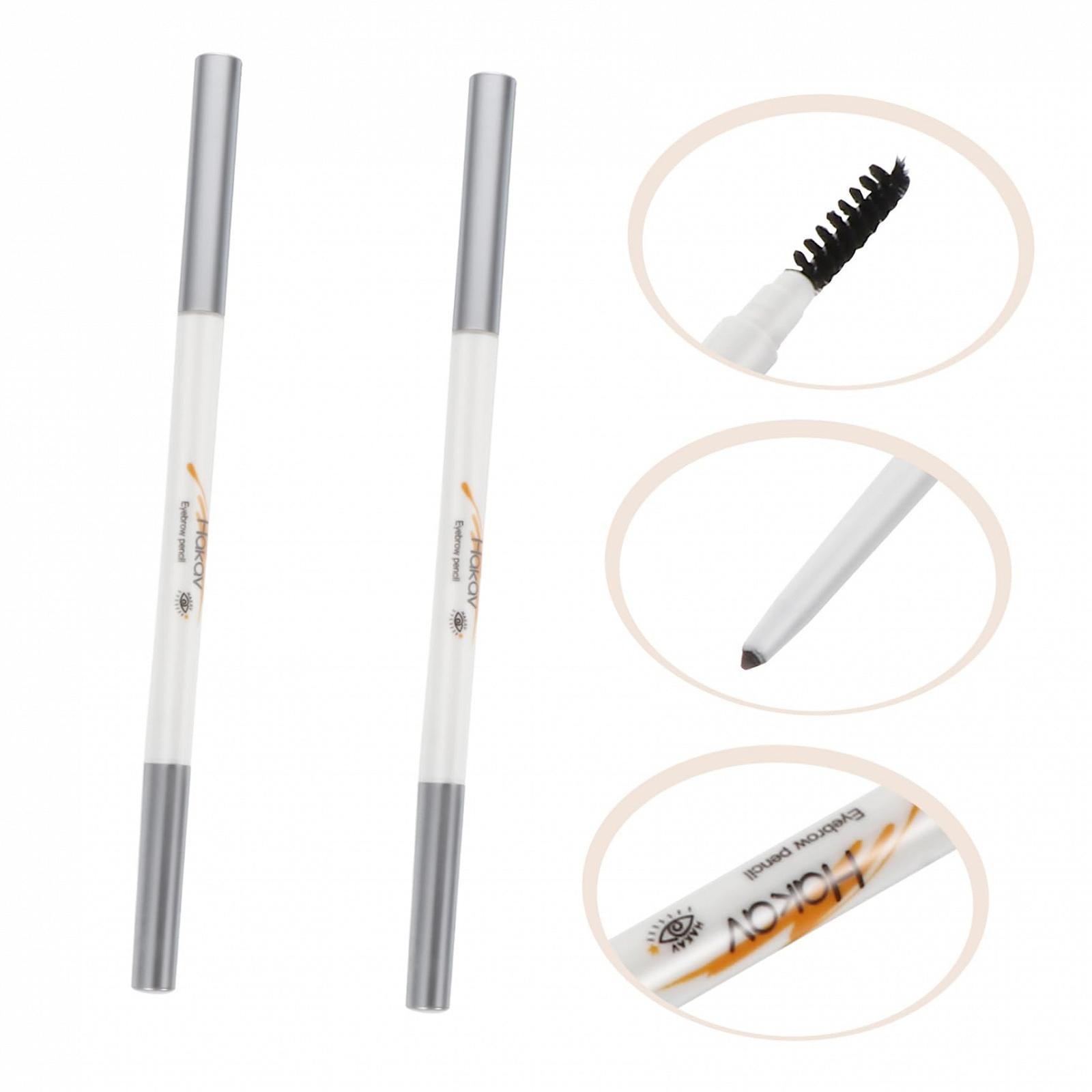 Набір Minkissy Double-Headed Waterproof Eyebrow Pencils Grey 2 шт., фото №7