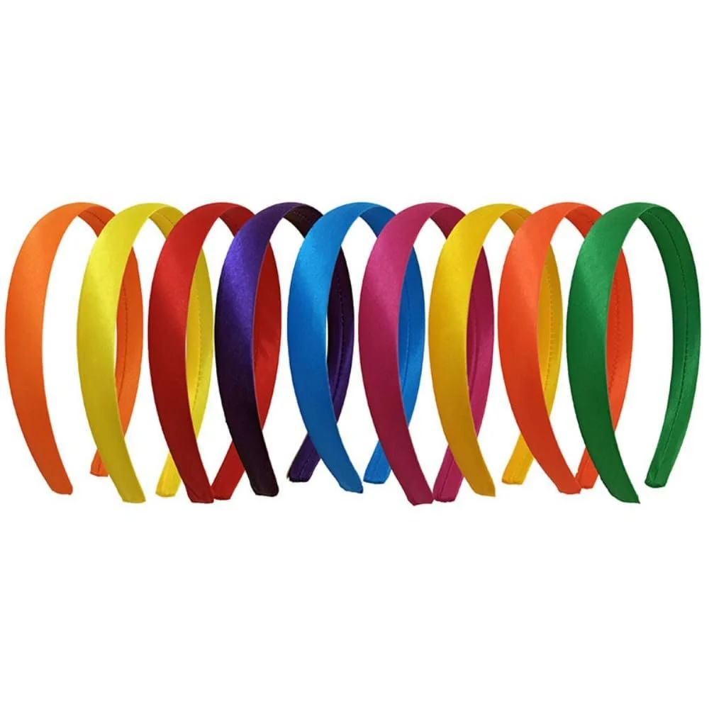 Набір з 2-х жіночих атласних обручів для волосся, фото №3