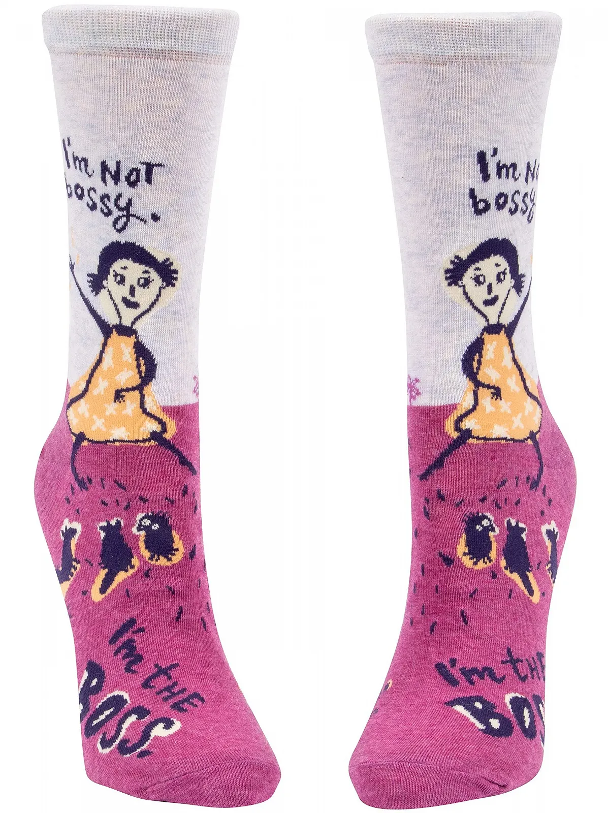 Жіночі шкарпетки Crew Blue Q I'm Not Bossy SW460, фото №2
