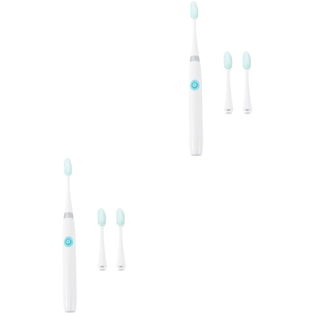 Електрична зубна щітка Gatuida для дітей на акумуляторі 2 шт. White, фото №1