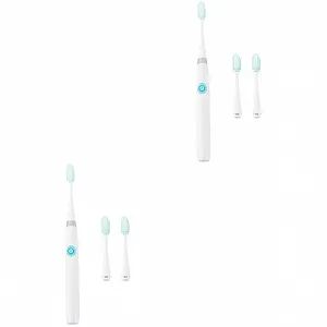 Електрична зубна щітка Gatuida для дітей на акумуляторі 2 шт. White - Фото 1