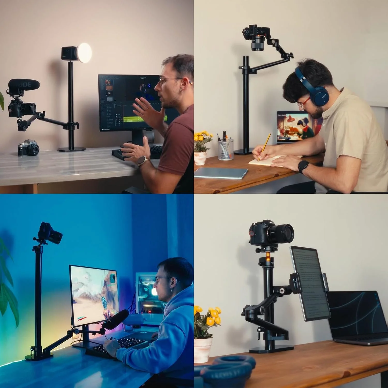 Настільна підставка для камери TARION Desktop Mount Lite Z Чорний, фото №8 Настільна підставка для камери TARION Desktop Mount Lite Z Чорний, фото №8