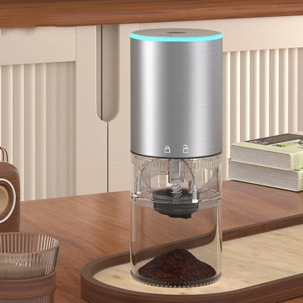 Электрическая кофемолка Premium Ceramic Core Большая емкость Контейнер для зерен с визуализацией, фото №5 Электрическая кофемолка Premium Ceramic Core Большая емкость Контейнер для зерен с визуализацией, фото №5