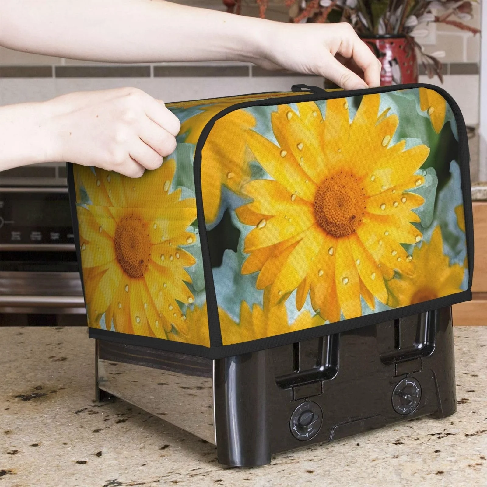 Чохол для тостера на 2 скибки з двома кишенями Super Soft, фото №5 Чохол для тостера на 2 скибки з двома кишенями Super Soft, фото №5