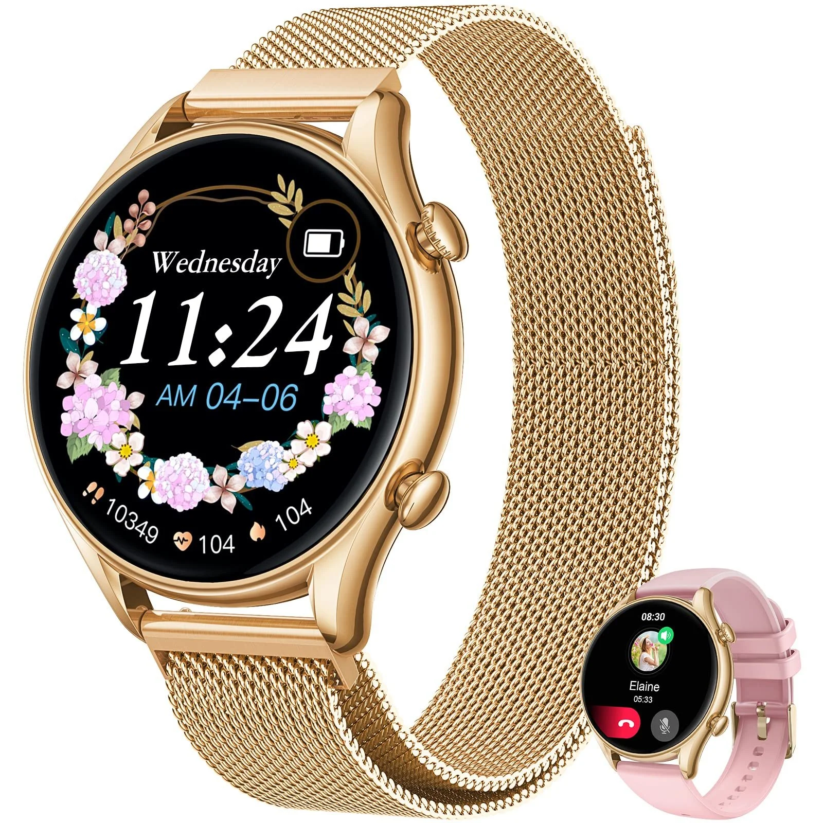 Смартгодинник Жіночий 1.32 Дюймовий Круглий, фото №1