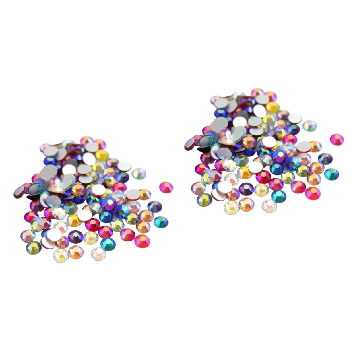 Стрази для нігтів FRCOLOR 8000 шт, різнокольорові, для манікюру, плоскі, фото №8