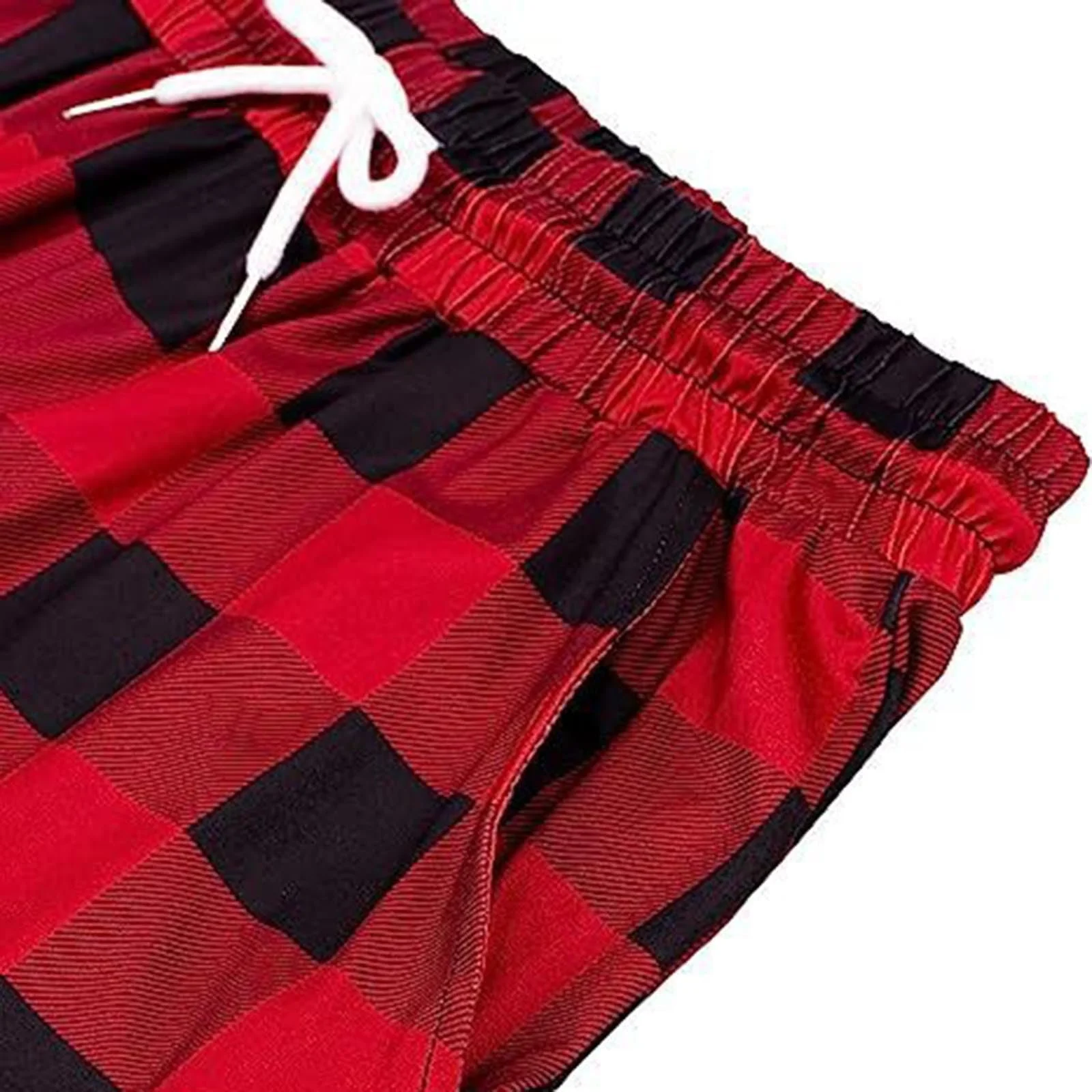 Брюки в клетку женские с карманами и шнурком, фото №4 Брюки в клетку женские с карманами и шнурком, фото №4