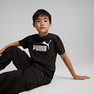 Футболка підліткова ESS No. 1 Logo Tee 68490601 Puma Чорний XL - Фото 1